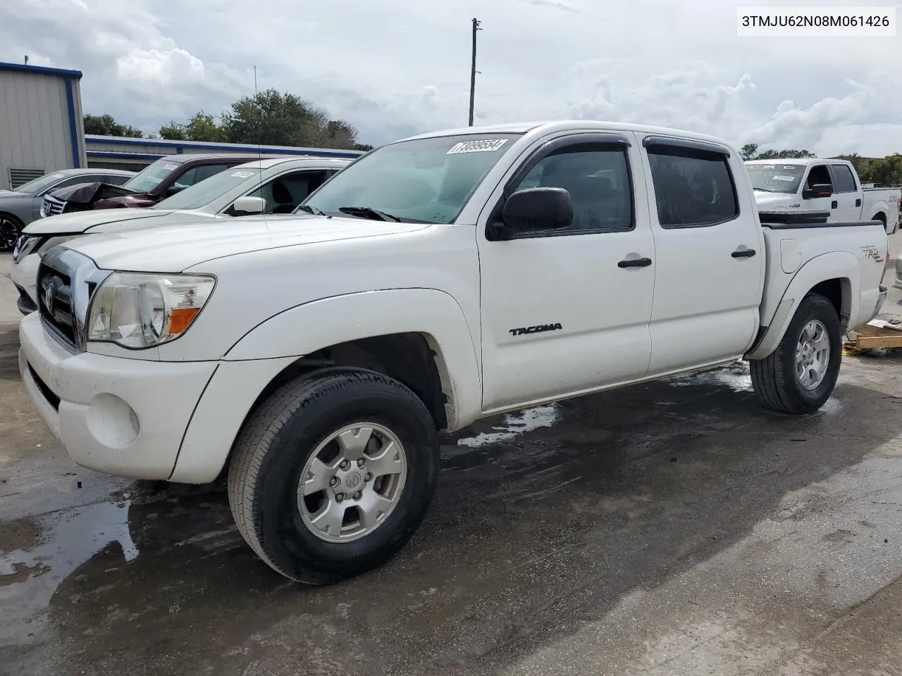 2008 Toyota Tacoma Double Cab Prerunner VIN: 3TMJU62N08M061426 Lot: 73099554