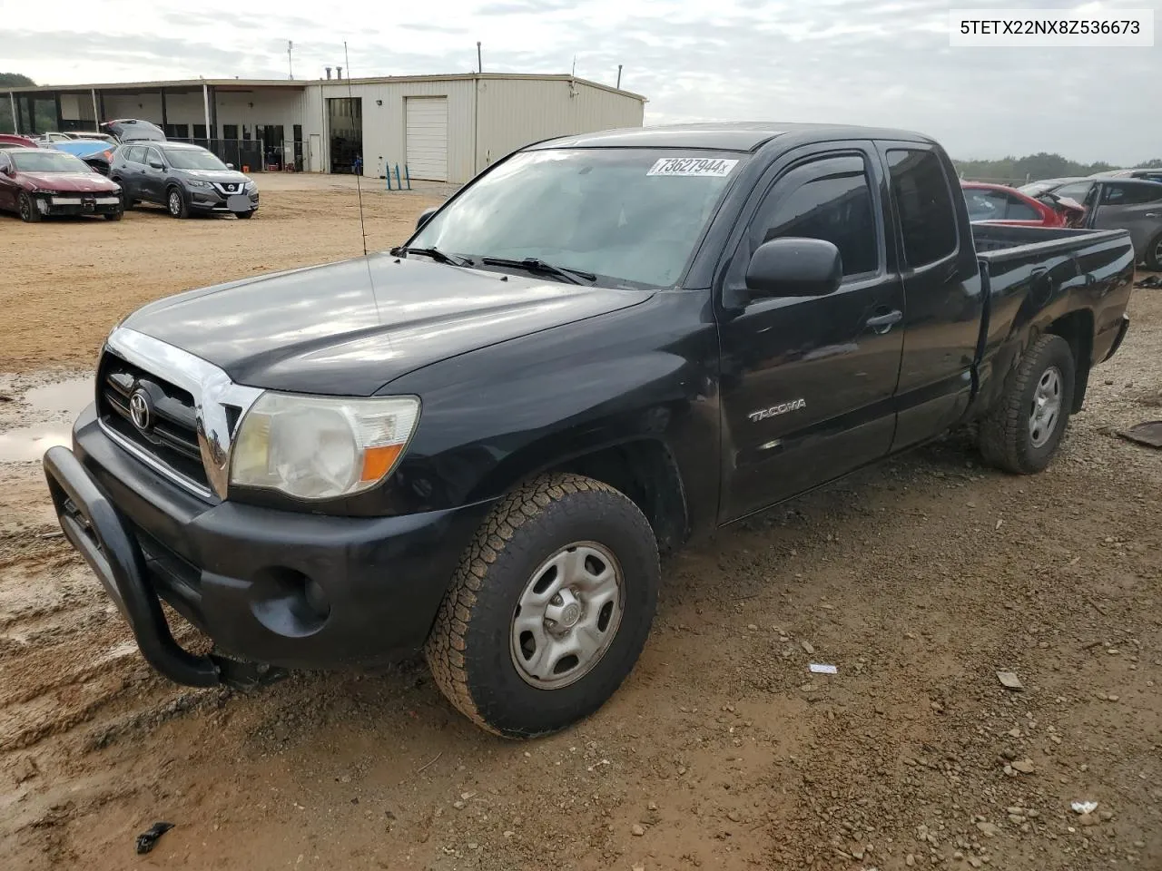 2008 Toyota Tacoma Access Cab VIN: 5TETX22NX8Z536673 Lot: 73627944