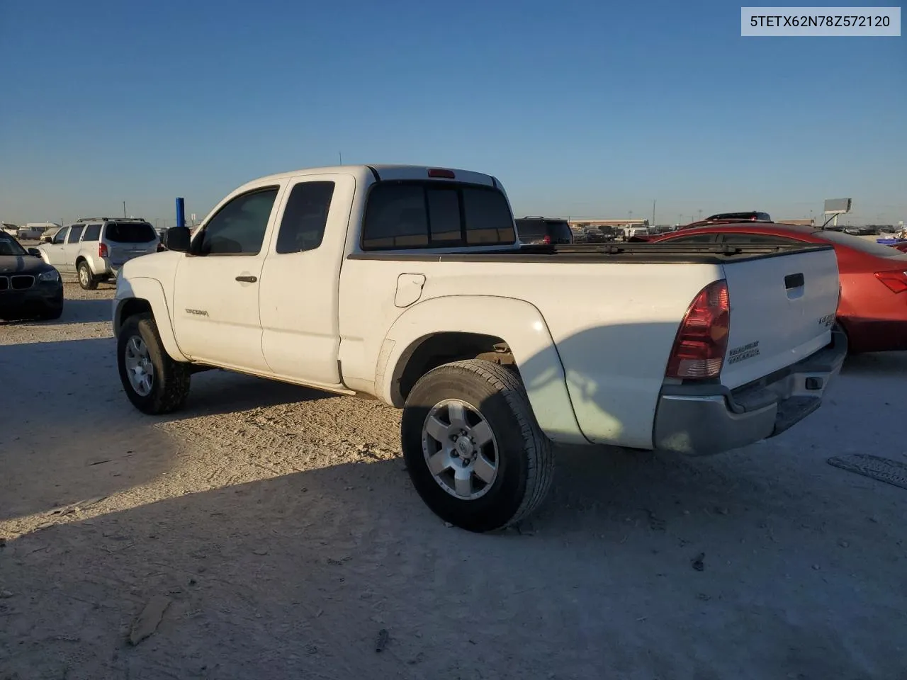 2008 Toyota Tacoma Prerunner Access Cab VIN: 5TETX62N78Z572120 Lot: 73847694