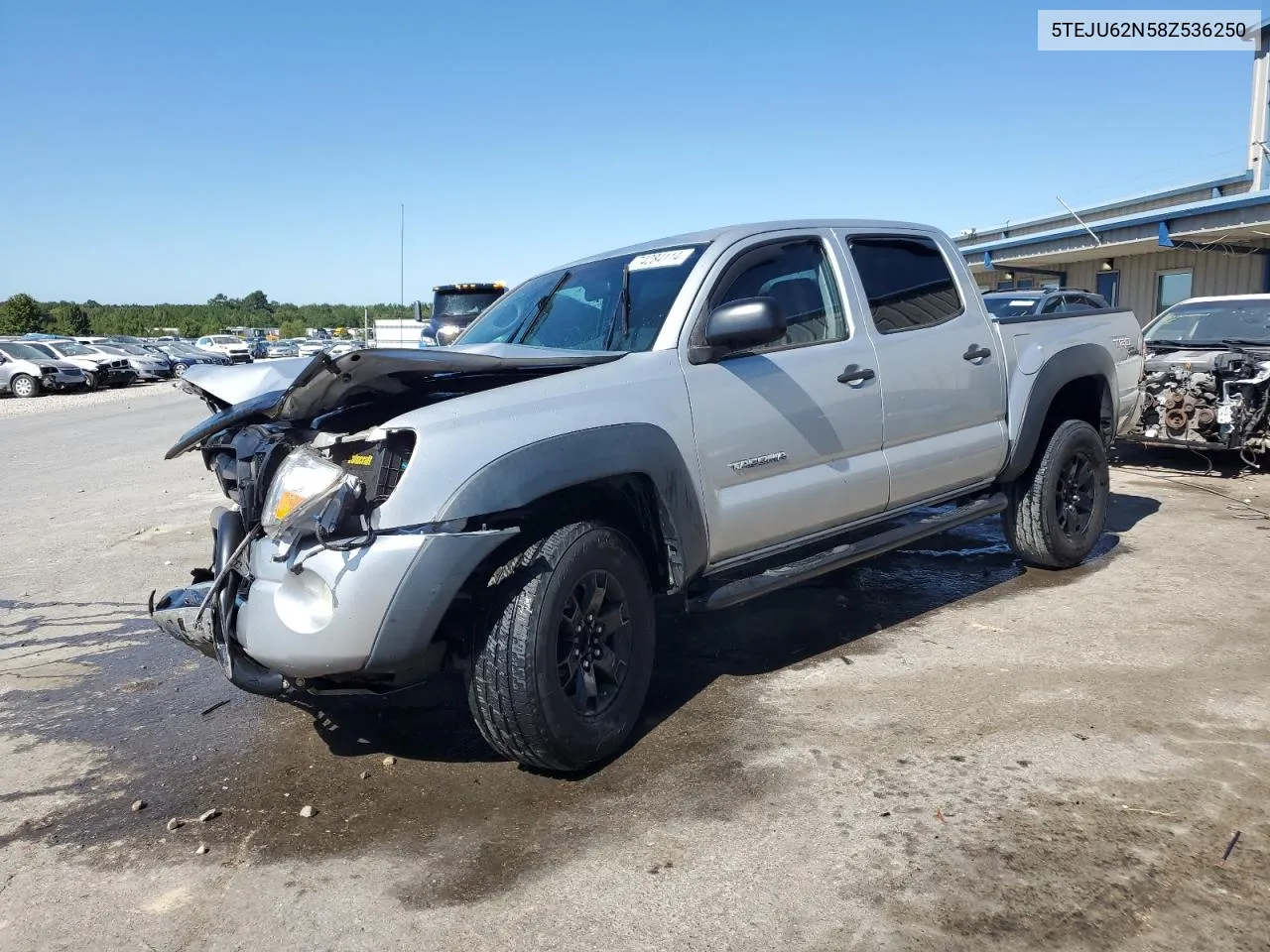 2008 Toyota Tacoma Double Cab Prerunner VIN: 5TEJU62N58Z536250 Lot: 74284114