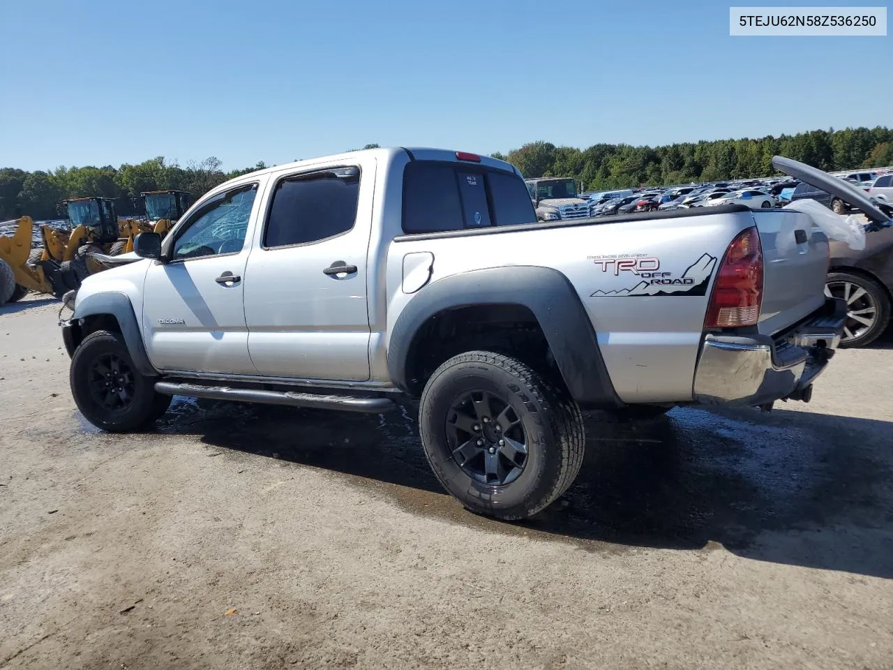 2008 Toyota Tacoma Double Cab Prerunner VIN: 5TEJU62N58Z536250 Lot: 74284114