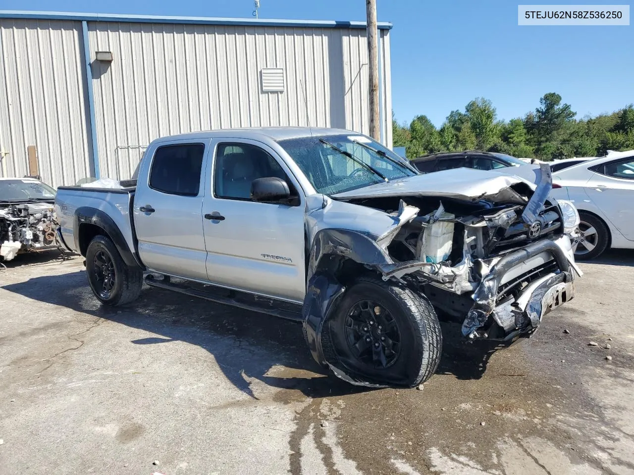 5TEJU62N58Z536250 2008 Toyota Tacoma Double Cab Prerunner