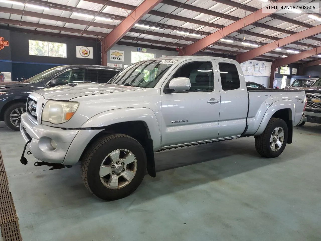 2008 Toyota Tacoma Access Cab VIN: 5TEUU42N18Z503506 Lot: 74545184