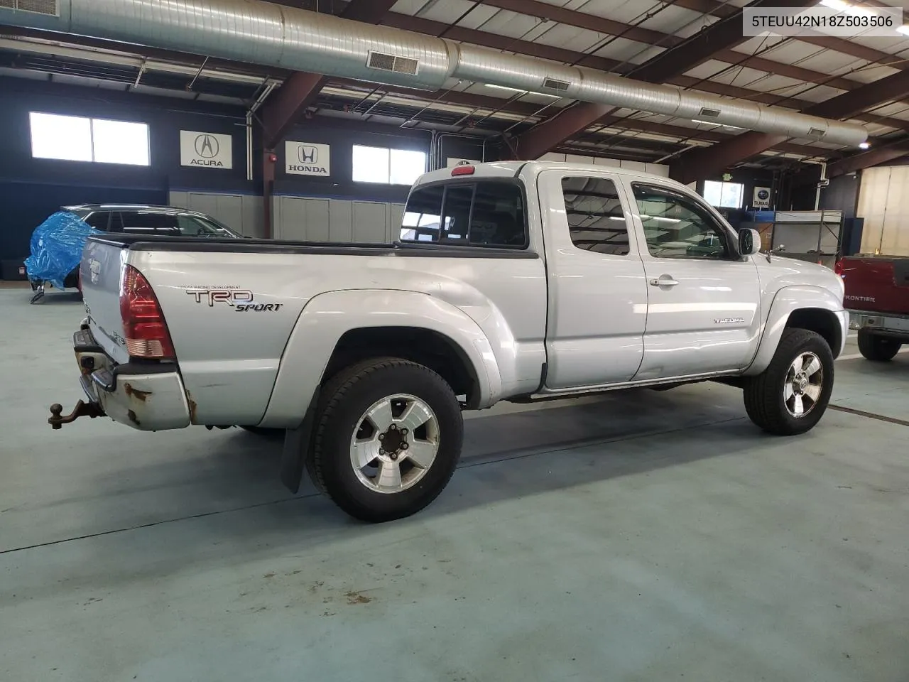 2008 Toyota Tacoma Access Cab VIN: 5TEUU42N18Z503506 Lot: 74545184