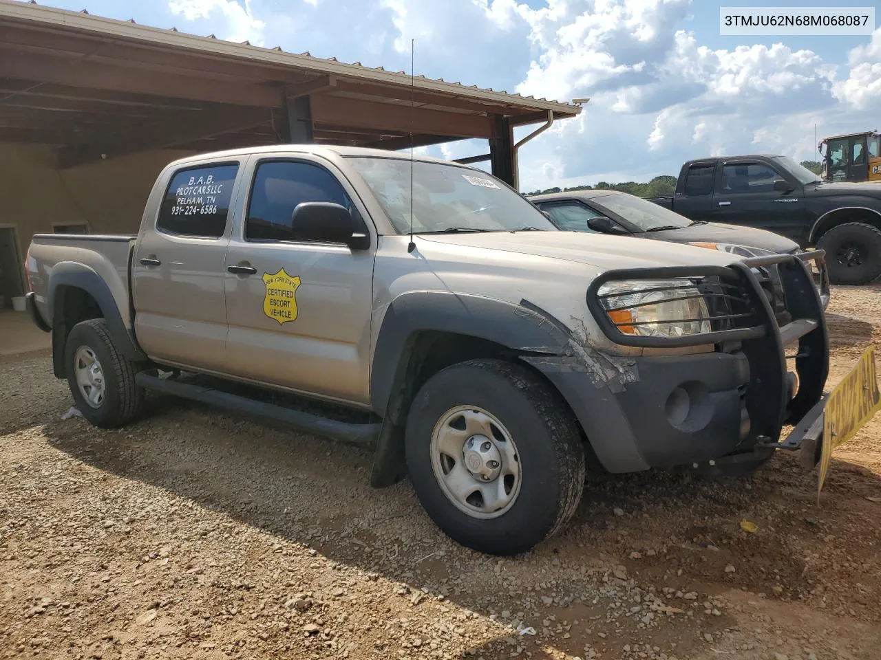 2008 Toyota Tacoma Double Cab Prerunner VIN: 3TMJU62N68M068087 Lot: 74586494