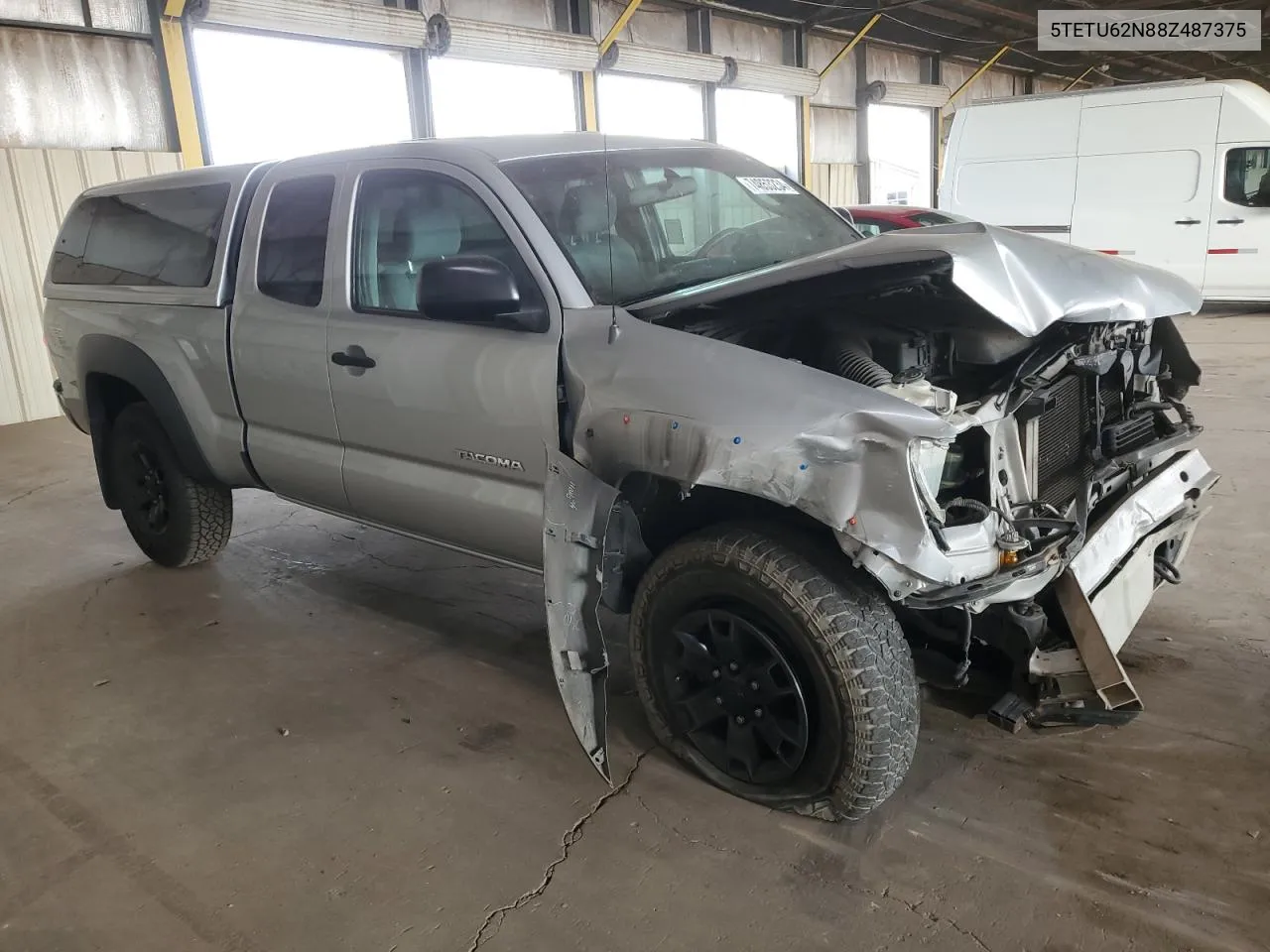 2008 Toyota Tacoma Prerunner Access Cab VIN: 5TETU62N88Z487375 Lot: 74853234