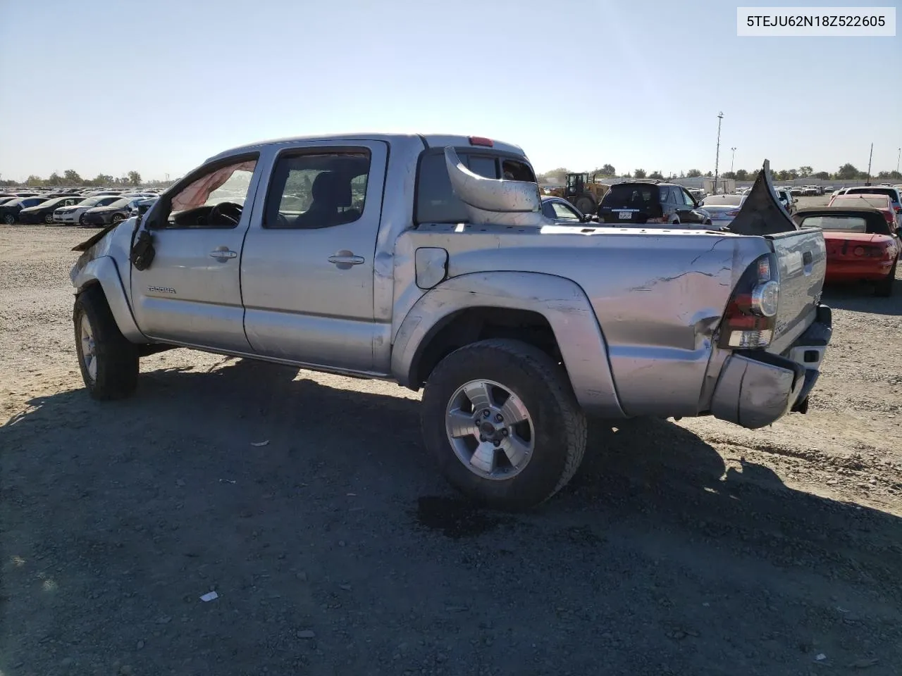 2008 Toyota Tacoma Double Cab Prerunner VIN: 5TEJU62N18Z522605 Lot: 76320494