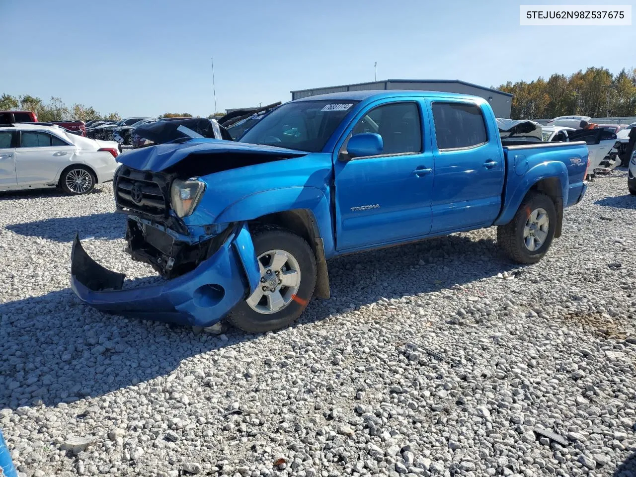 2008 Toyota Tacoma Double Cab Prerunner VIN: 5TEJU62N98Z537675 Lot: 76351774