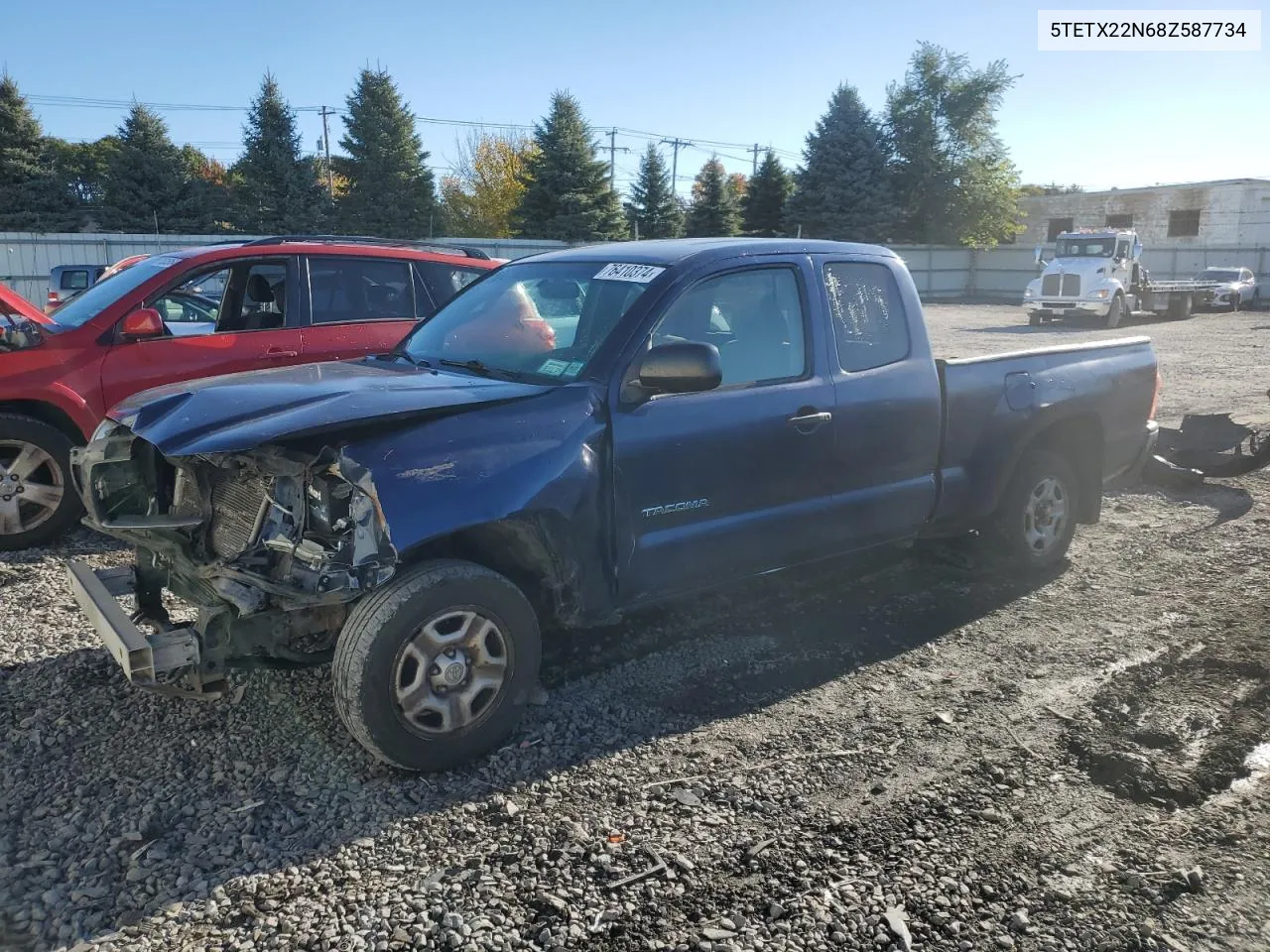 5TETX22N68Z587734 2008 Toyota Tacoma Access Cab