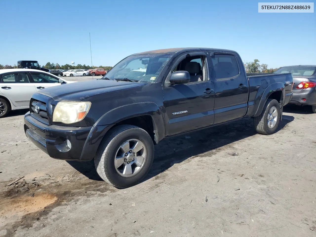 2008 Toyota Tacoma Double Cab Prerunner Long Bed VIN: 5TEKU72N88Z488639 Lot: 76523624