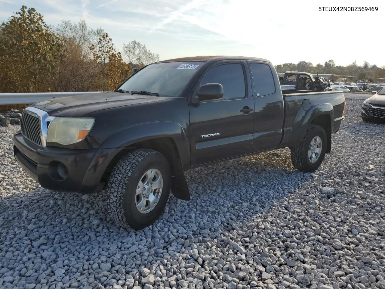 2008 Toyota Tacoma Access Cab VIN: 5TEUX42N08Z569469 Lot: 76531594