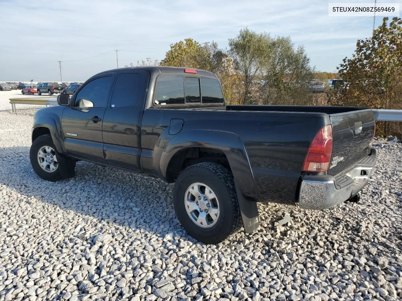 2008 Toyota Tacoma Access Cab VIN: 5TEUX42N08Z569469 Lot: 76531594