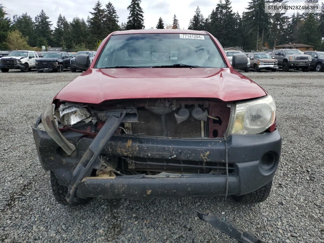 5TEUU42N28Z486389 2008 Toyota Tacoma Access Cab