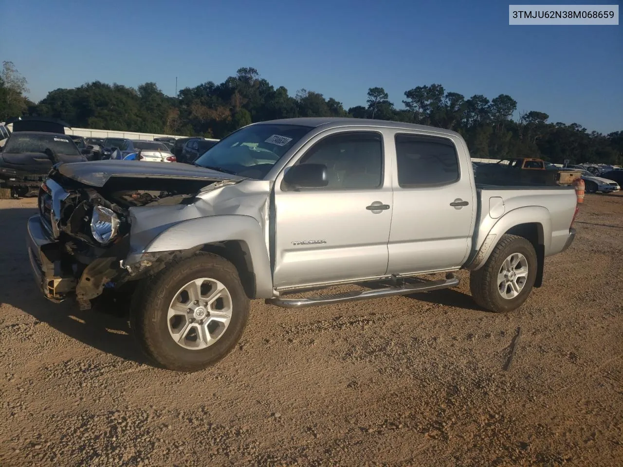 2008 Toyota Tacoma Double Cab Prerunner VIN: 3TMJU62N38M068659 Lot: 77346634