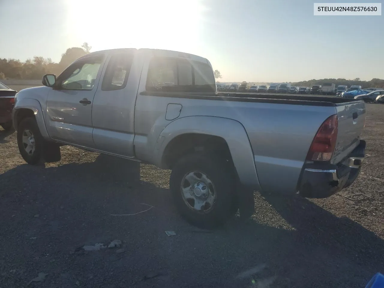 2008 Toyota Tacoma Access Cab VIN: 5TEUU42N48Z576630 Lot: 77359624