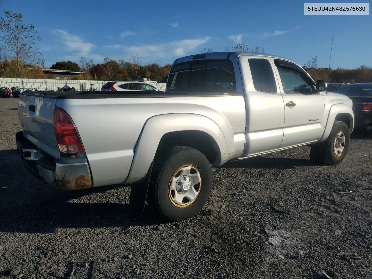 2008 Toyota Tacoma Access Cab VIN: 5TEUU42N48Z576630 Lot: 77359624