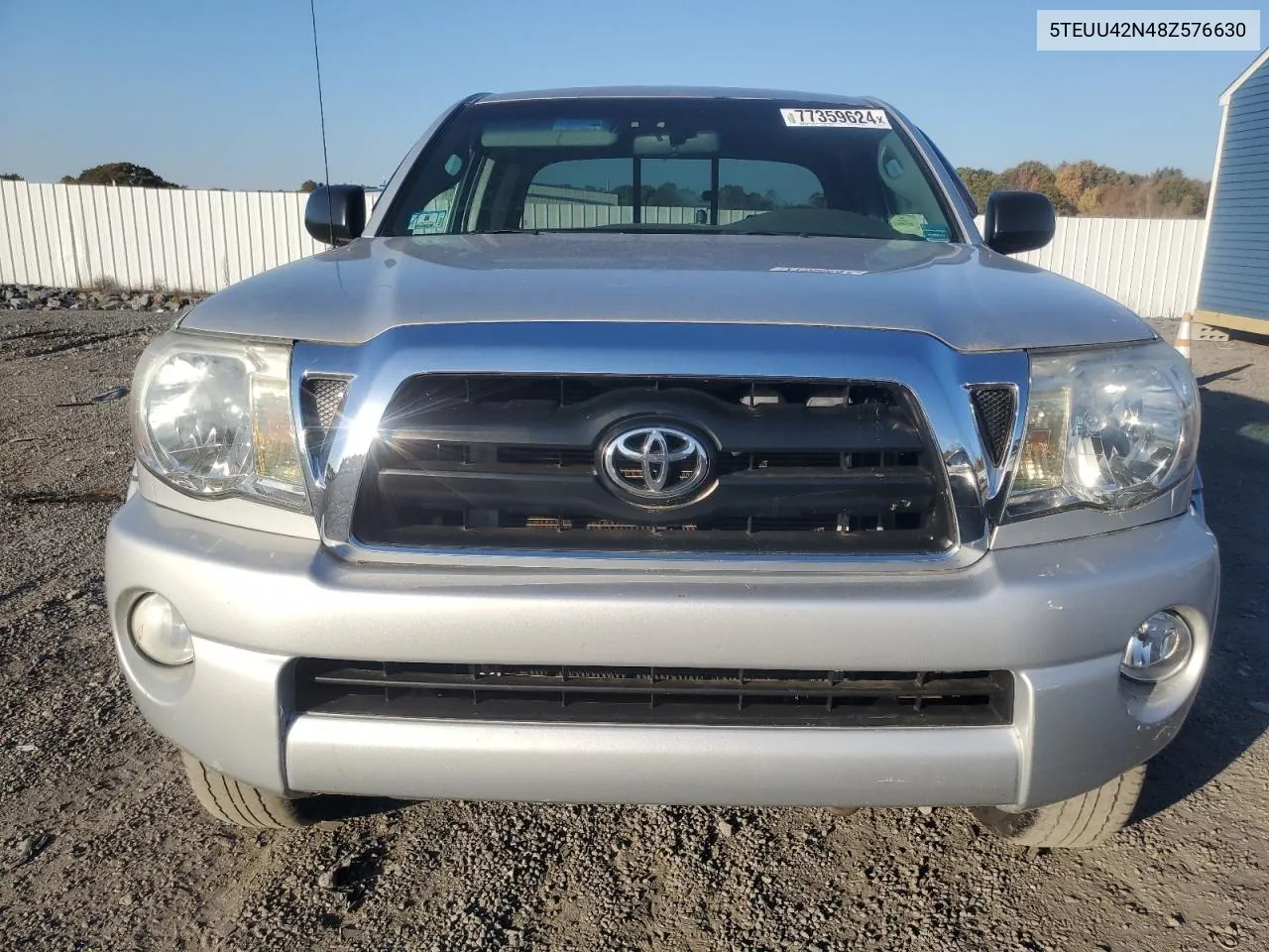 5TEUU42N48Z576630 2008 Toyota Tacoma Access Cab