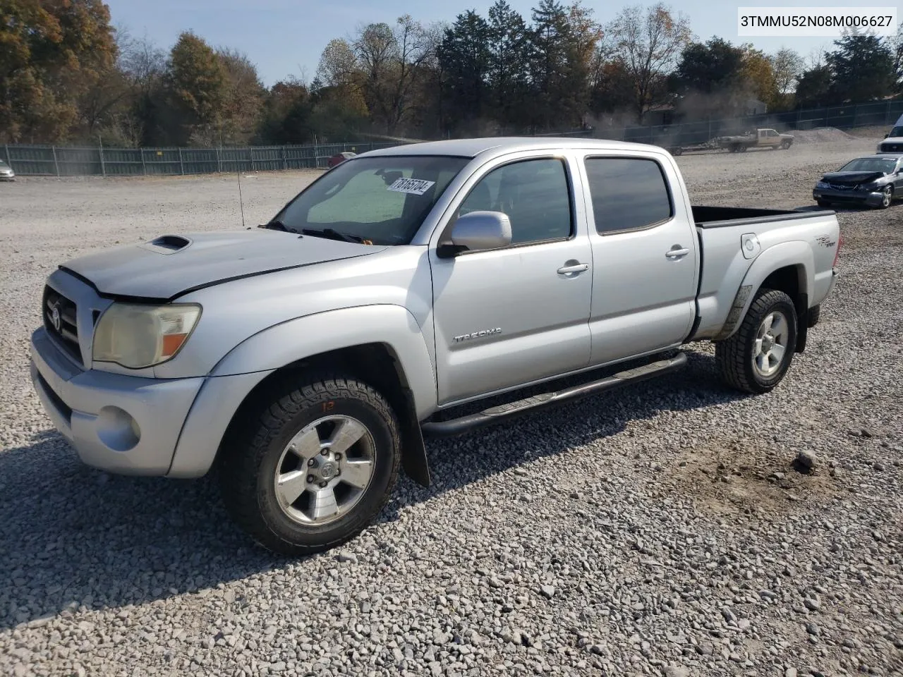 2008 Toyota Tacoma Double Cab Long Bed VIN: 3TMMU52N08M006627 Lot: 78165704