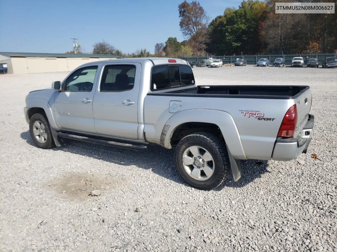 2008 Toyota Tacoma Double Cab Long Bed VIN: 3TMMU52N08M006627 Lot: 78165704