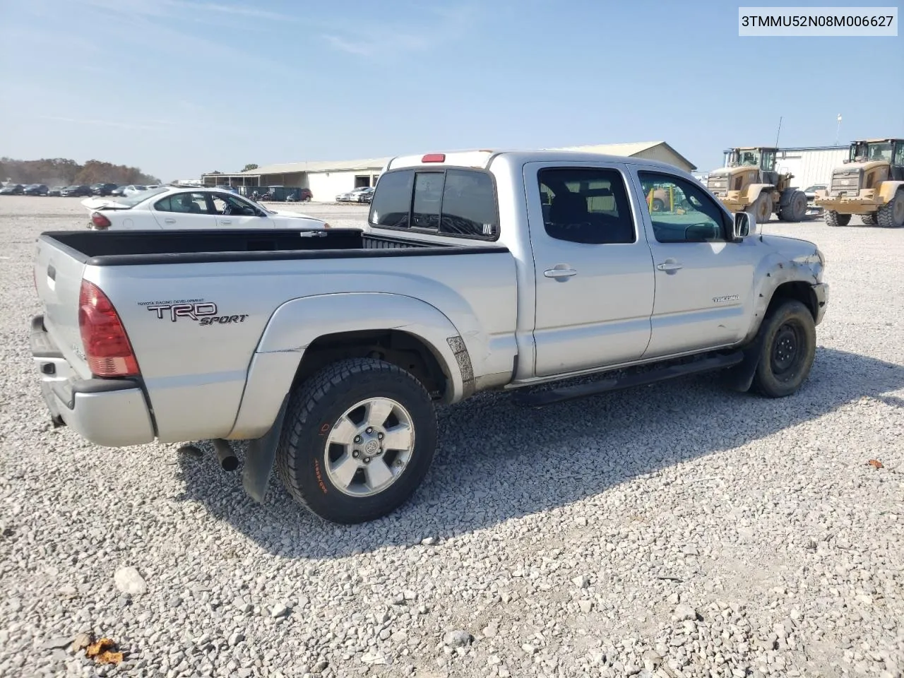 2008 Toyota Tacoma Double Cab Long Bed VIN: 3TMMU52N08M006627 Lot: 78165704