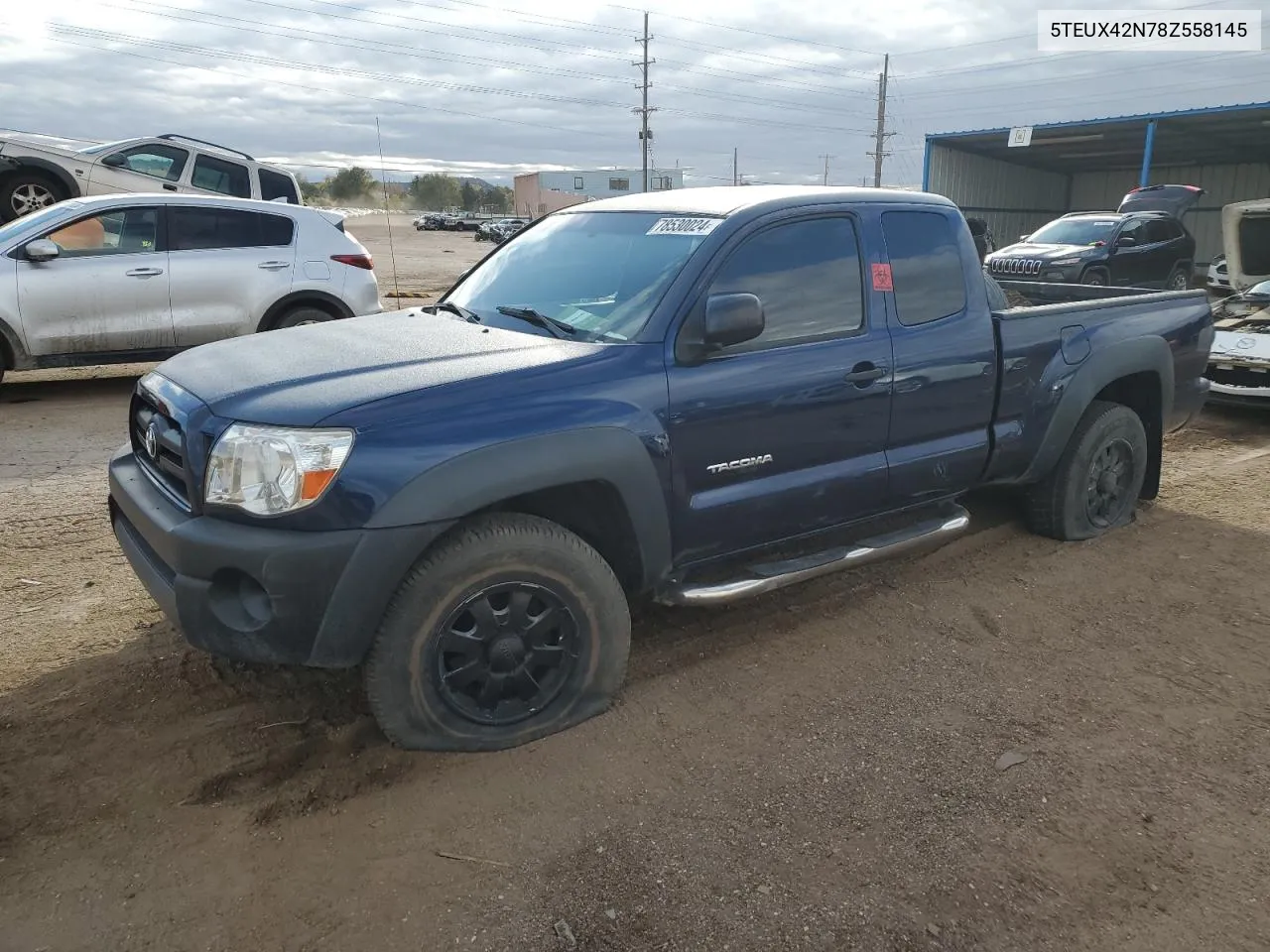 2008 Toyota Tacoma Access Cab VIN: 5TEUX42N78Z558145 Lot: 78530024