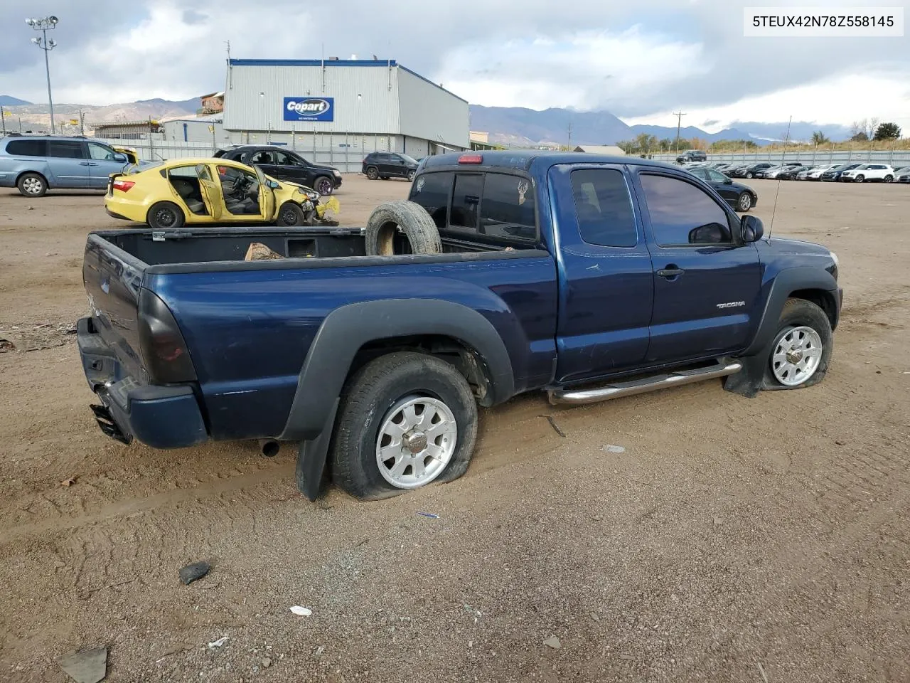 2008 Toyota Tacoma Access Cab VIN: 5TEUX42N78Z558145 Lot: 78530024