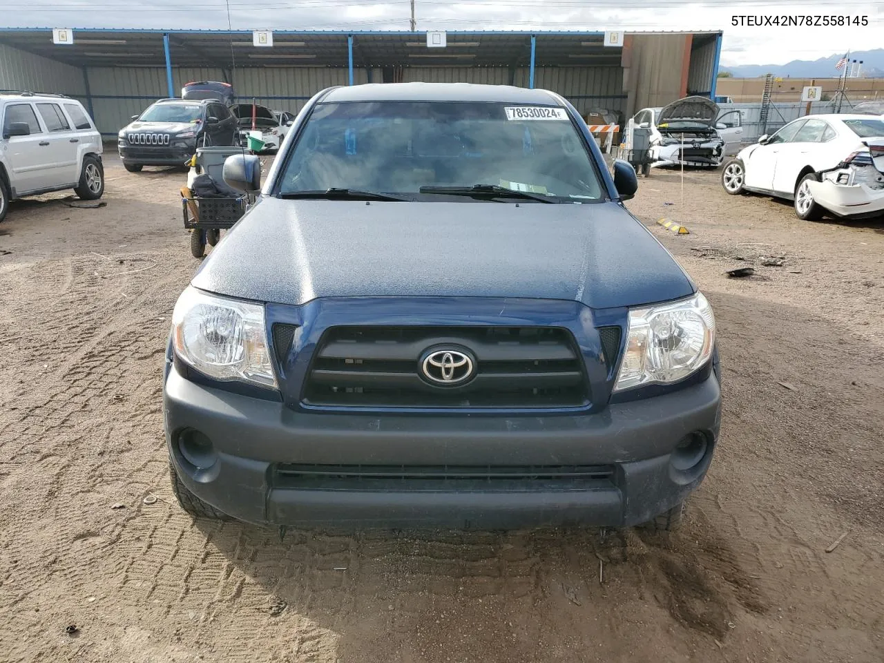 2008 Toyota Tacoma Access Cab VIN: 5TEUX42N78Z558145 Lot: 78530024