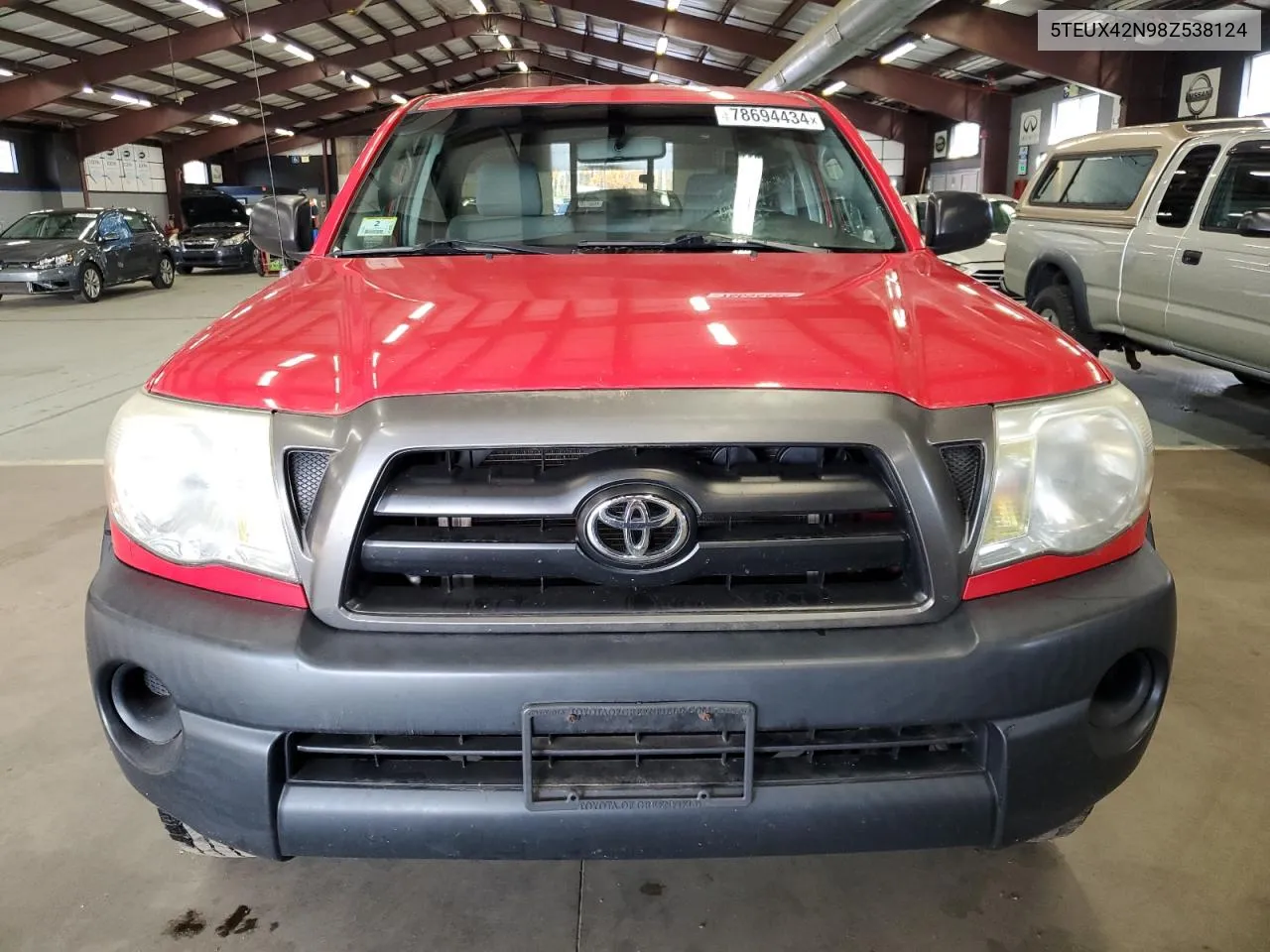 2008 Toyota Tacoma Access Cab VIN: 5TEUX42N98Z538124 Lot: 78694434