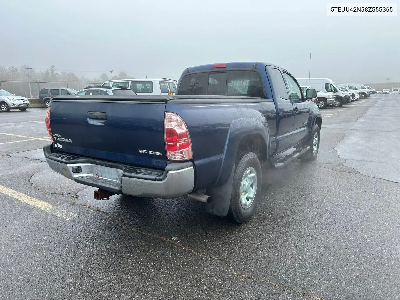 2008 Toyota Tacoma Access Cab VIN: 5TEUU42N58Z555365 Lot: 78845624