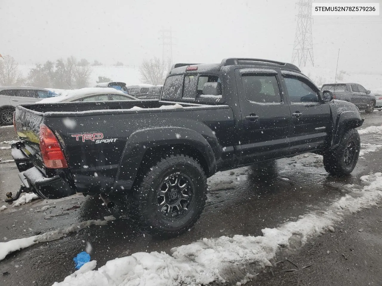 2008 Toyota Tacoma Double Cab Long Bed VIN: 5TEMU52N78Z579236 Lot: 78934474