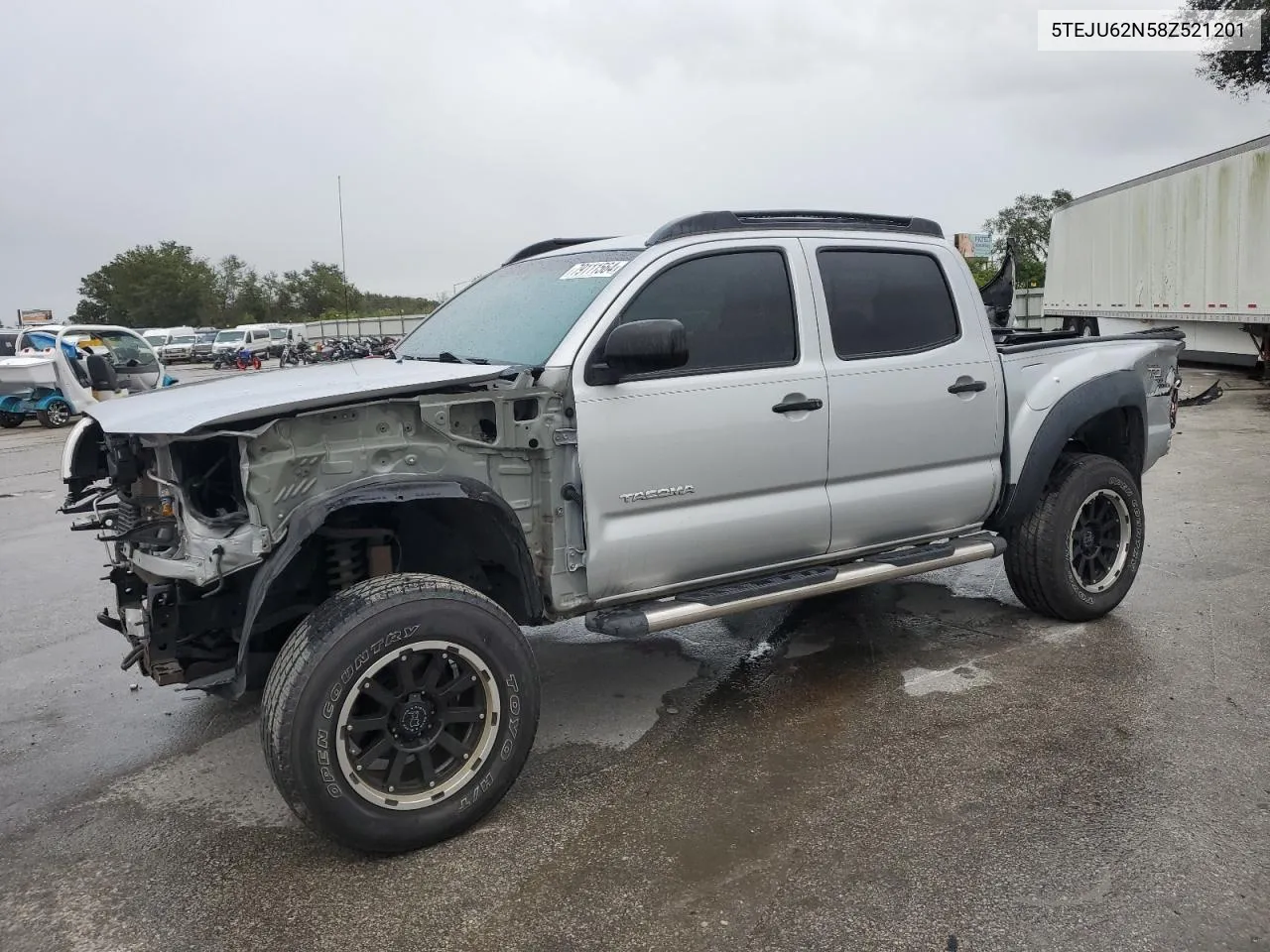 2008 Toyota Tacoma Double Cab Prerunner VIN: 5TEJU62N58Z521201 Lot: 79111564