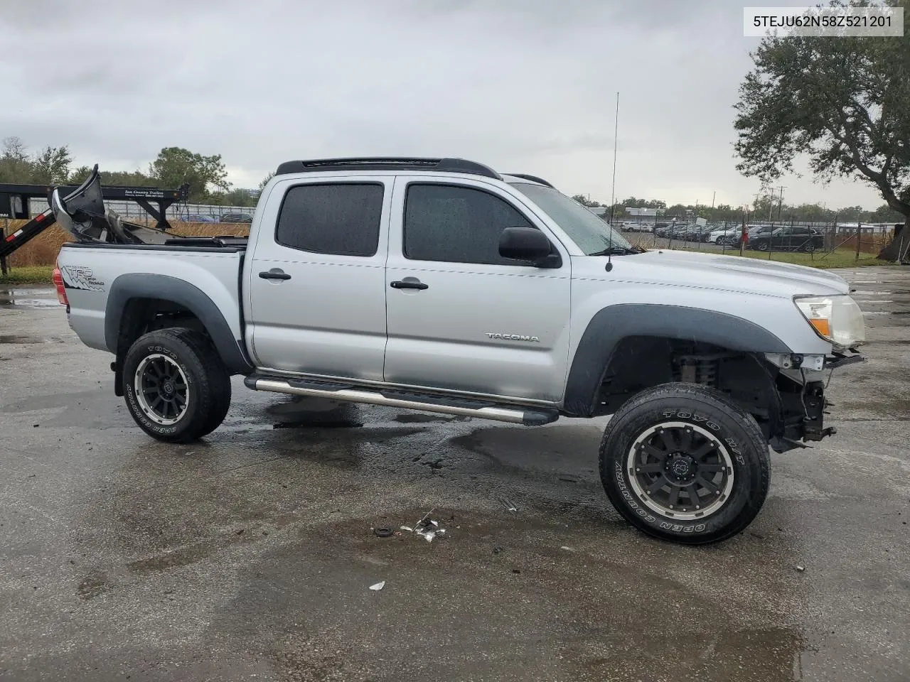 2008 Toyota Tacoma Double Cab Prerunner VIN: 5TEJU62N58Z521201 Lot: 79111564