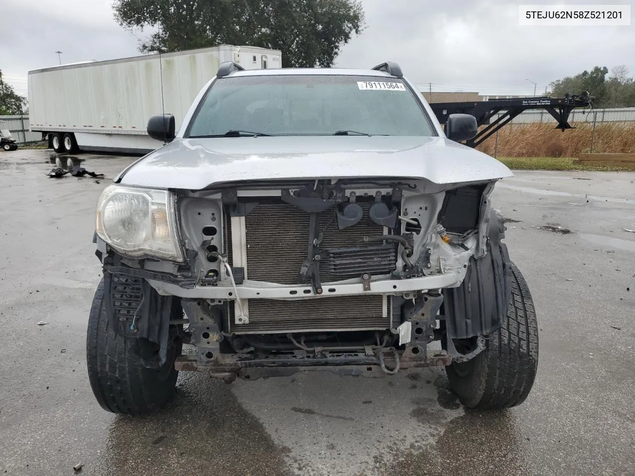 2008 Toyota Tacoma Double Cab Prerunner VIN: 5TEJU62N58Z521201 Lot: 79111564