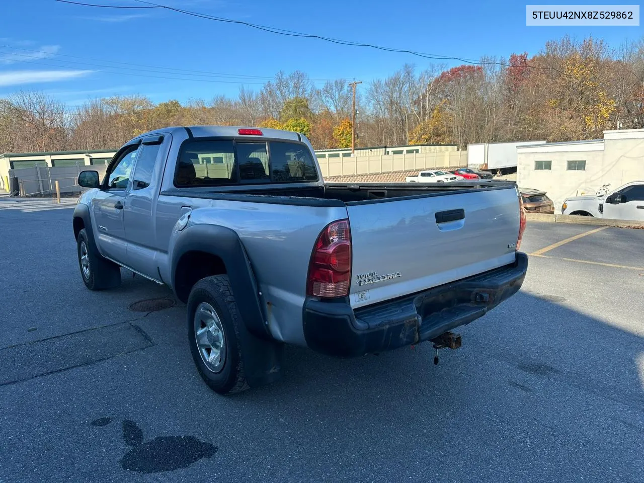 2008 Toyota Tacoma Access Cab VIN: 5TEUU42NX8Z529862 Lot: 79704744