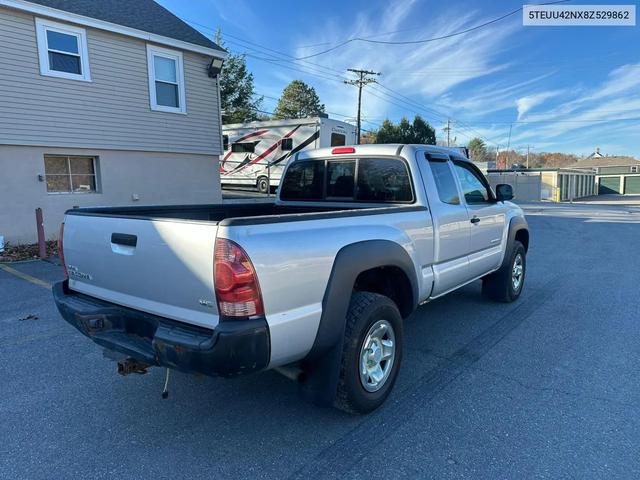 2008 Toyota Tacoma Access Cab VIN: 5TEUU42NX8Z529862 Lot: 79704744