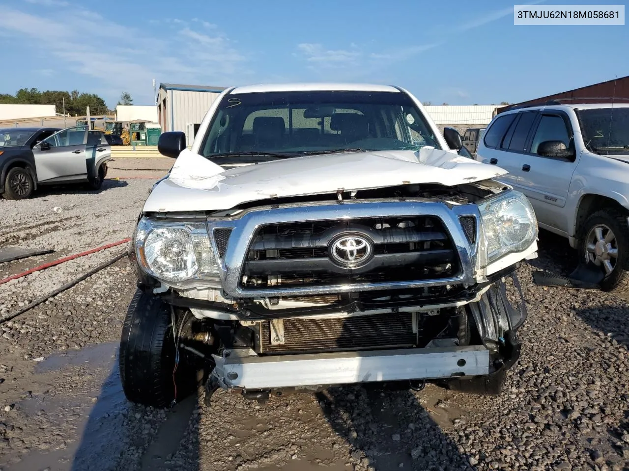 2008 Toyota Tacoma Double Cab Prerunner VIN: 3TMJU62N18M058681 Lot: 79951904