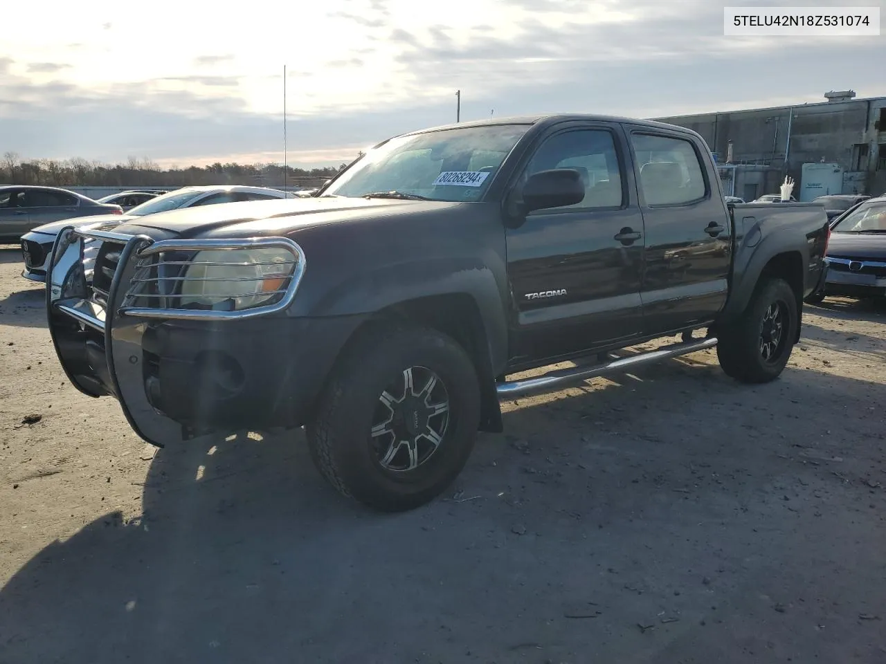 2008 Toyota Tacoma Double Cab VIN: 5TELU42N18Z531074 Lot: 80268294