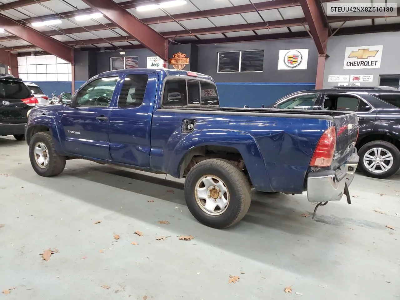 2008 Toyota Tacoma Access Cab VIN: 5TEUU42NX8Z510180 Lot: 81876014