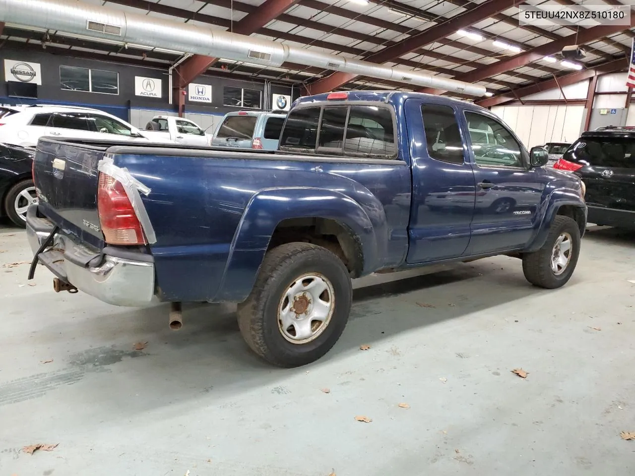 2008 Toyota Tacoma Access Cab VIN: 5TEUU42NX8Z510180 Lot: 81876014