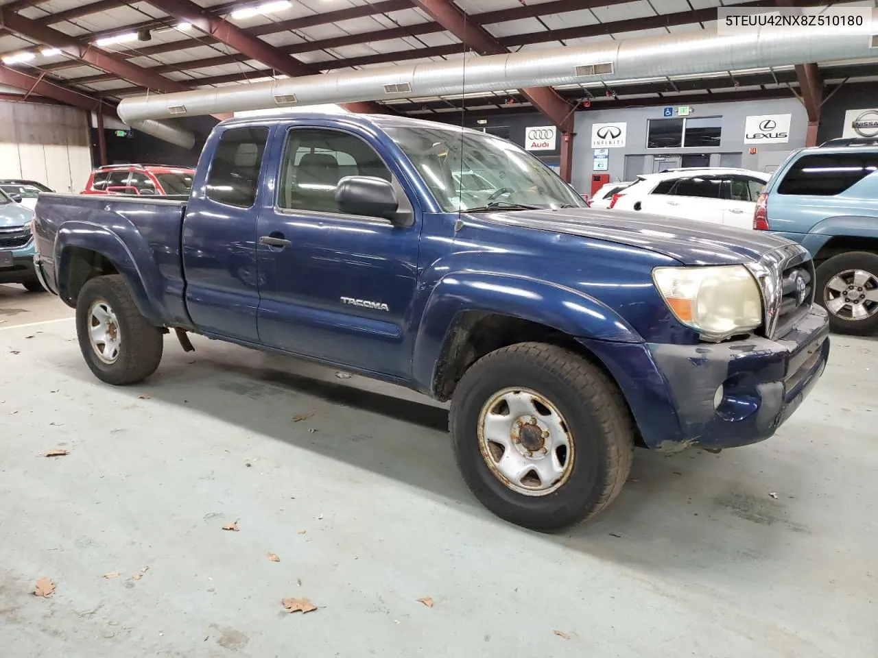 2008 Toyota Tacoma Access Cab VIN: 5TEUU42NX8Z510180 Lot: 81876014