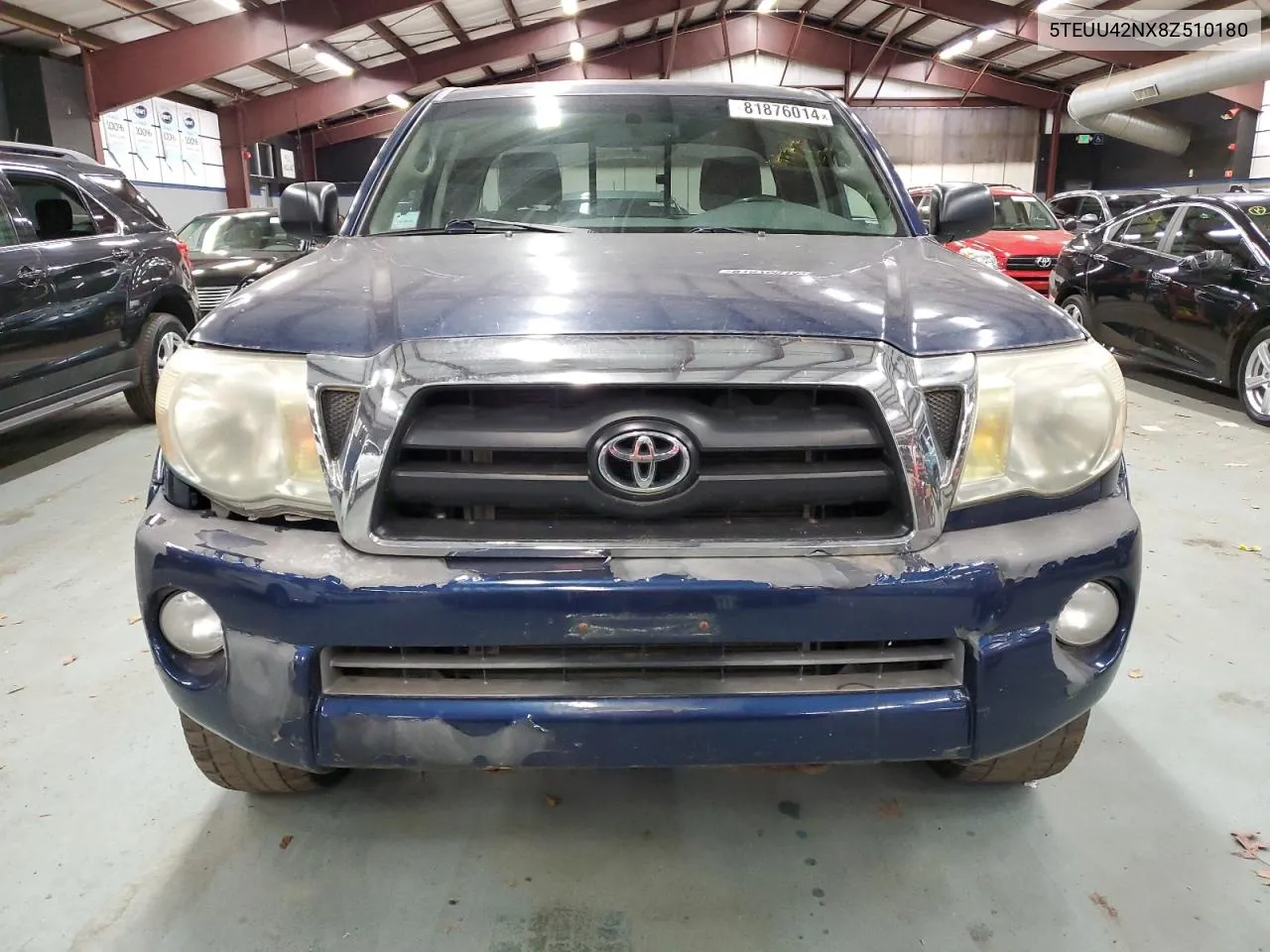 2008 Toyota Tacoma Access Cab VIN: 5TEUU42NX8Z510180 Lot: 81876014