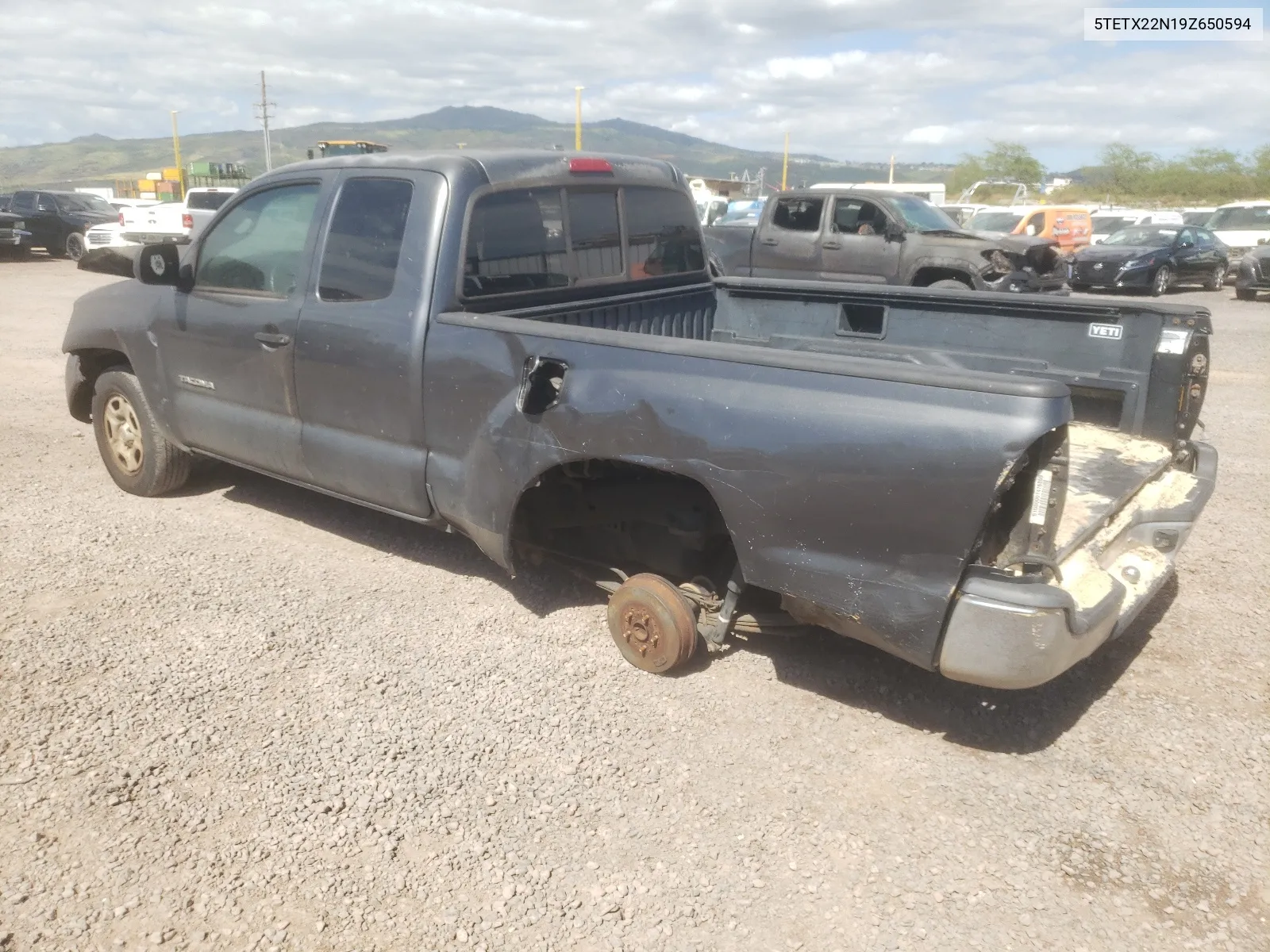 2009 Toyota Tacoma Access Cab VIN: 5TETX22N19Z650594 Lot: 43213914