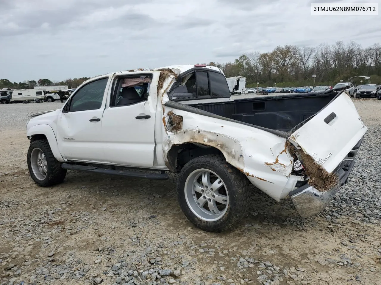 2009 Toyota Tacoma Double Cab Prerunner VIN: 3TMJU62N89M076712 Lot: 46138074