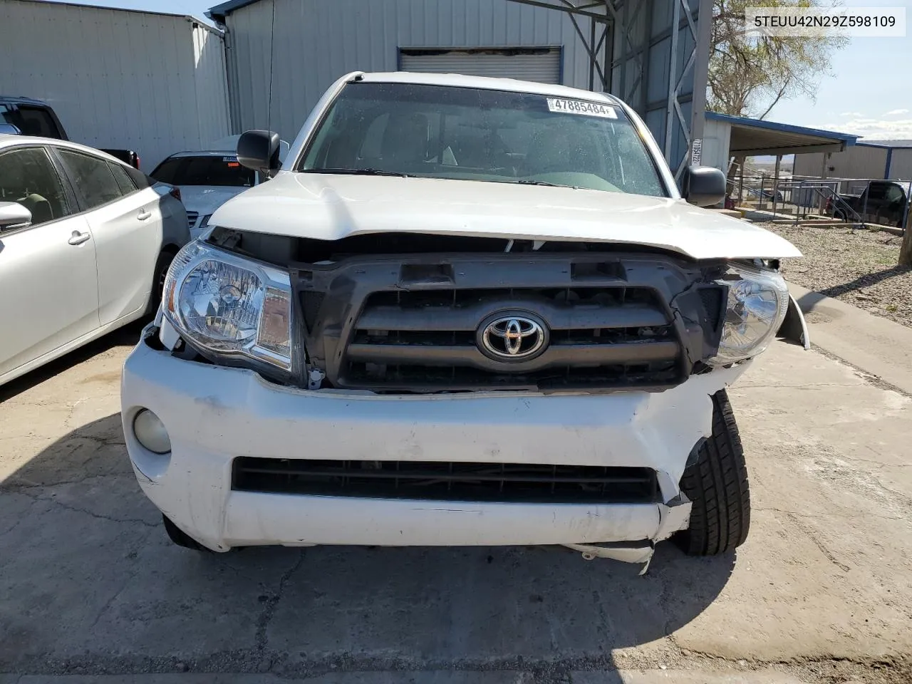 2009 Toyota Tacoma Access Cab VIN: 5TEUU42N29Z598109 Lot: 47885484