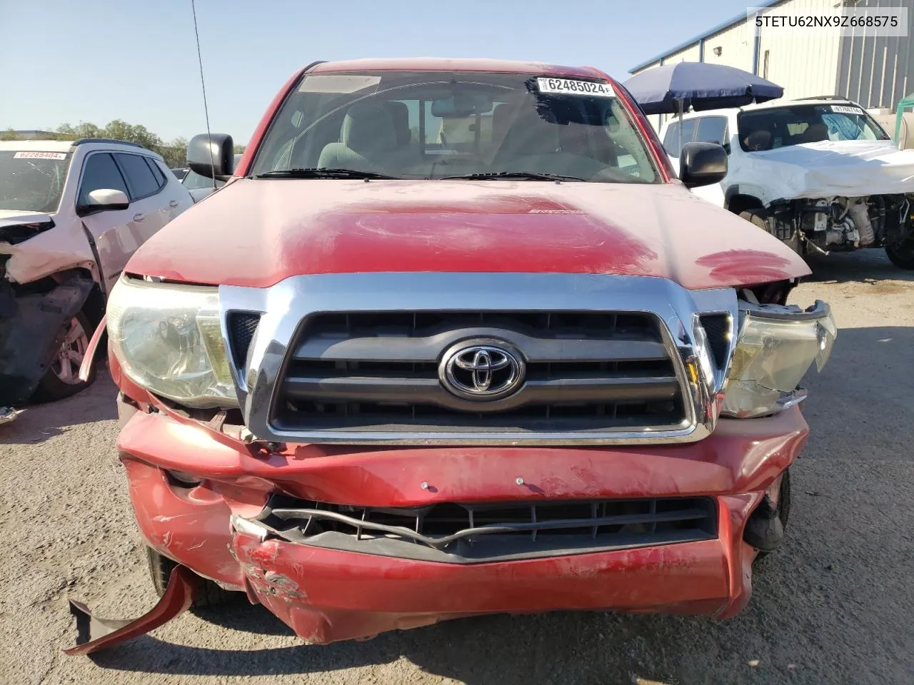 2009 Toyota Tacoma Prerunner Access Cab VIN: 5TETU62NX9Z668575 Lot: 62485024