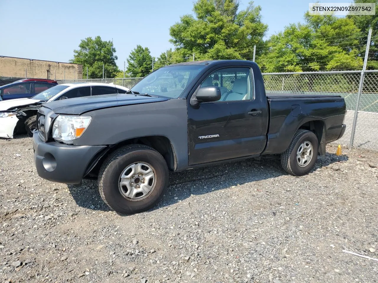 2009 Toyota Tacoma VIN: 5TENX22N09Z597542 Lot: 65348534