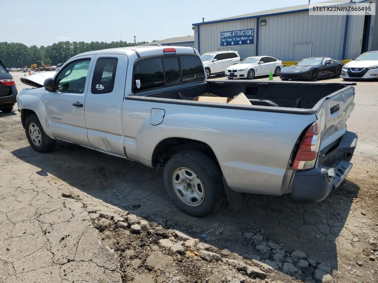 2009 Toyota Tacoma Access Cab VIN: 5TETX22N89Z665495 Lot: 66584064