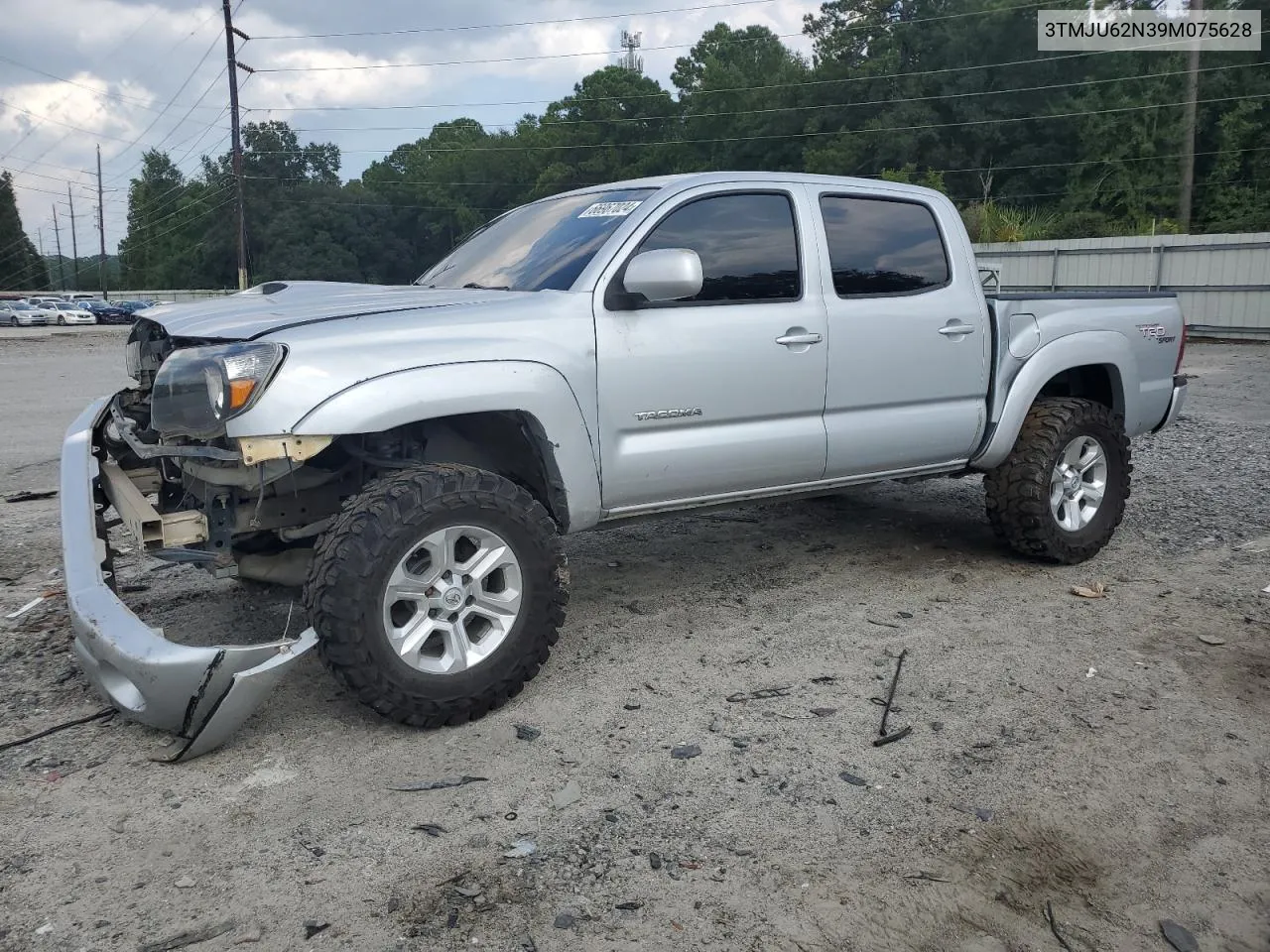 2009 Toyota Tacoma Double Cab Prerunner VIN: 3TMJU62N39M075628 Lot: 66967024