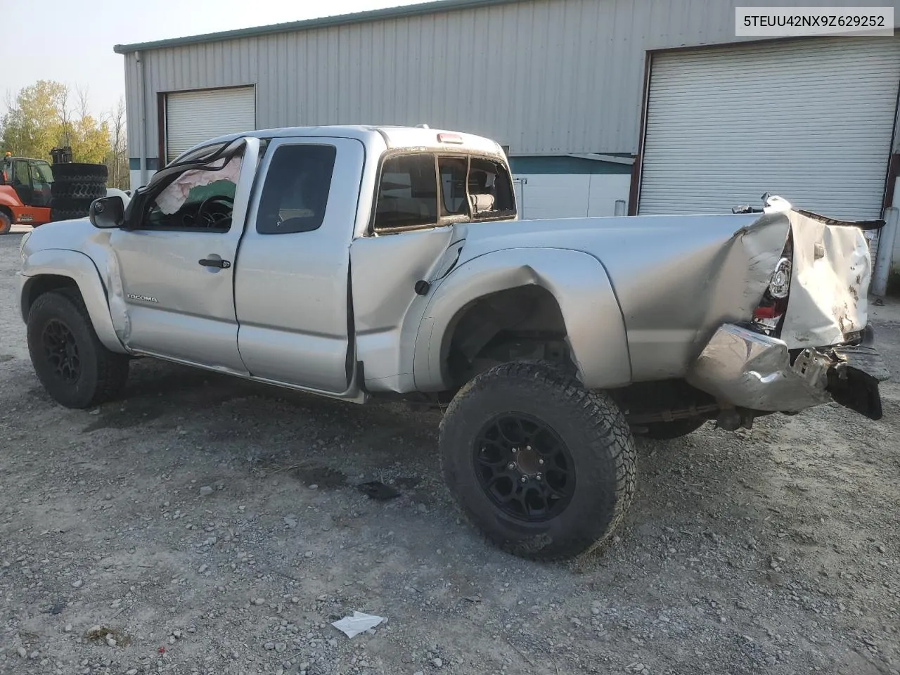 5TEUU42NX9Z629252 2009 Toyota Tacoma Access Cab