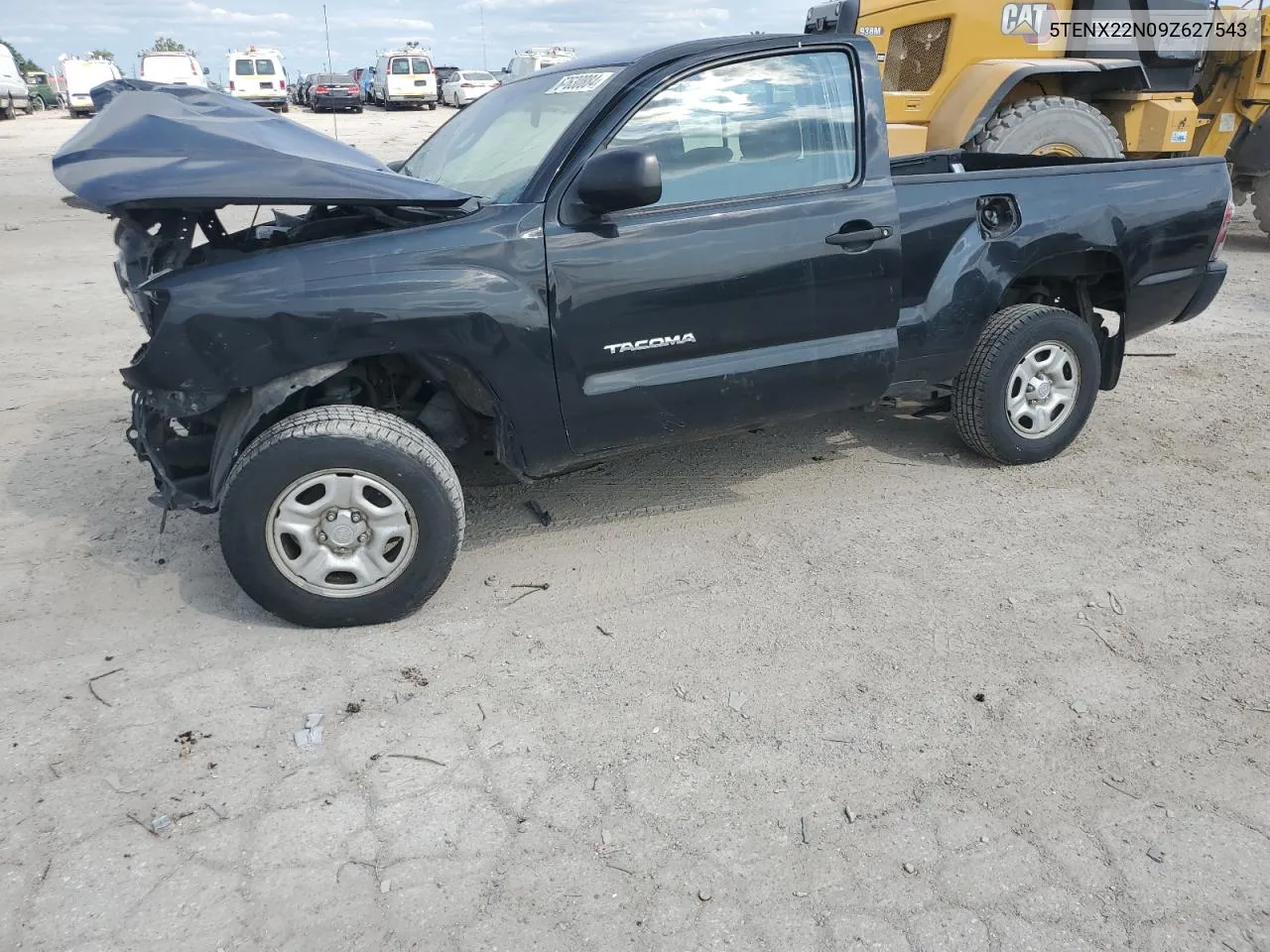 2009 Toyota Tacoma VIN: 5TENX22N09Z627543 Lot: 67630884